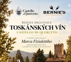 Řízená degustace toskánských vín Castello di Querceto